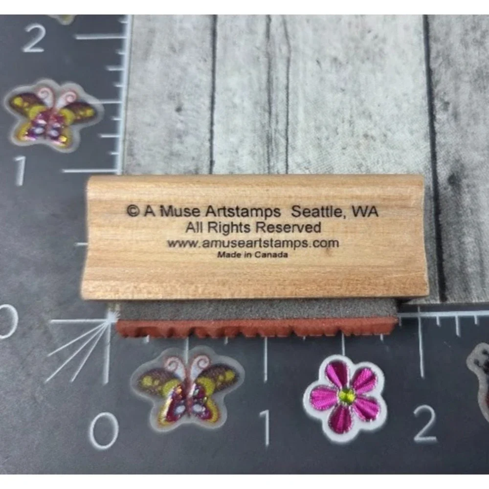 Amuse You Are One Of A Kind Print Lowercase Rubber Stamp Wood #H52